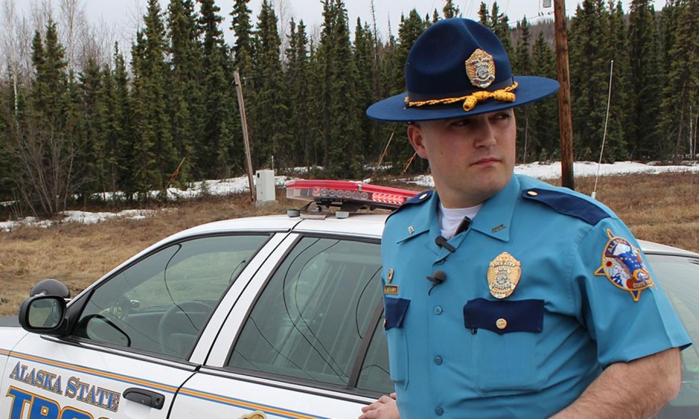 Alaska State Trooper car